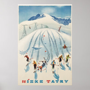 Low Tatras Nízke Tatry Slovakia Mountain Winter Poster
