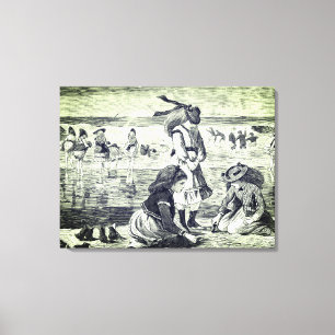 Low Tide (1870) Canvas Print