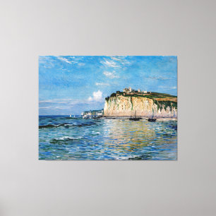 Low Tide at Pourville  Canvas Print