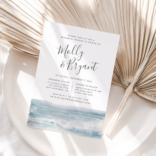 Low Tide Rehearsal Dinner Invitation