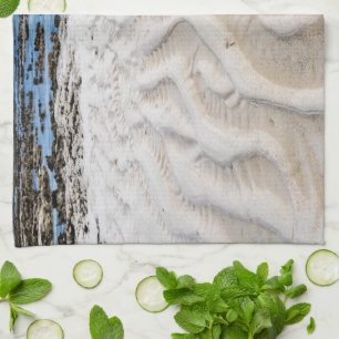 Low tide tea towel