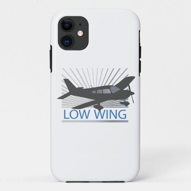 Low Wing Aeroplane Case-Mate iPhone Case (Back)