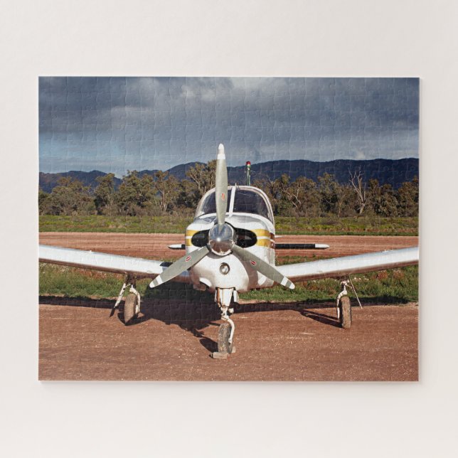Low wing aircraft, Outback Australia 2 Jigsaw Puzzle (Horizontal)