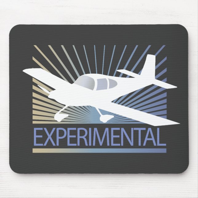 Low Wing Experimental Aeroplane Mouse Pad (Front)