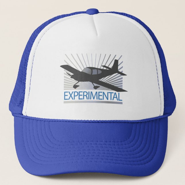 Low Wing Experimental Aeroplane Trucker Hat (Front)
