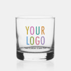 Lowball Whiskey Rocks Glass with Custom Logo 12 oz