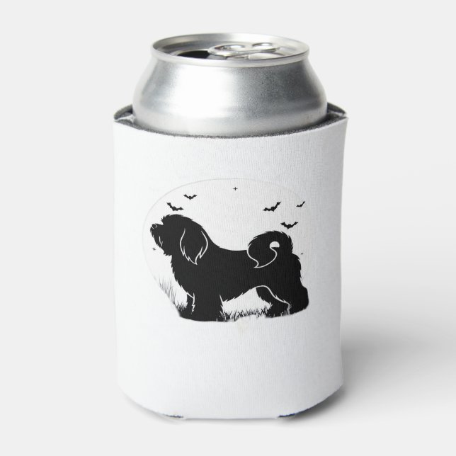 Lowchen Dog � Halloween Moon Silhouette Classic T- Can Cooler (Can Front)