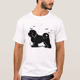 Lowchen Dog � Halloween Moon Silhouette Classic T- T-Shirt