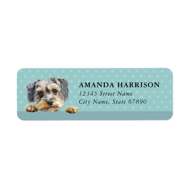 Löwchen Dog Return Address Labels (Front)