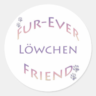 Löwchen Furever Classic Round Sticker