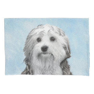 Lowchen Dog Side My Side Lowchen Pillow Case Lowchen Gifts Funny Lowchen Pillowcase
