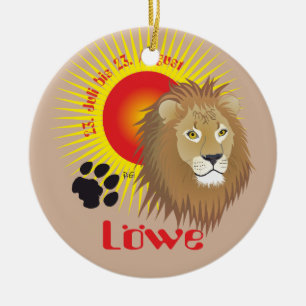 Löwe 23. Juli bis 22. August Ornament