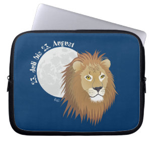 Löwe 23. Juli bis 22. August Rickshaw Schutzhülle Laptop Sleeve