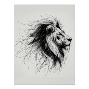 Löwe Poster