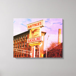 LOWELL MASSACHUSETTS HAFFNERS WRAPPED CANVAS PRINT