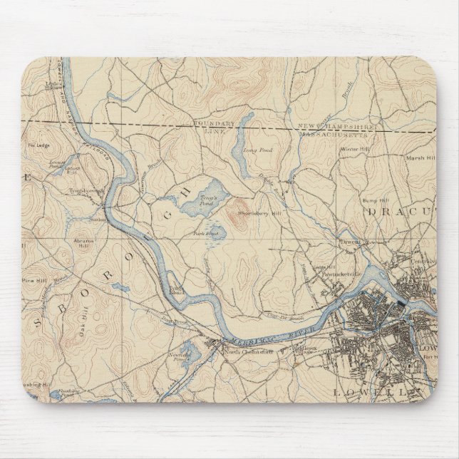 Lowell, Massachusetts Mouse Pad (Front)