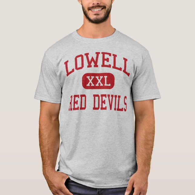 Lowell - Red Devils - High School - Lowell Indiana T-Shirt (Front)