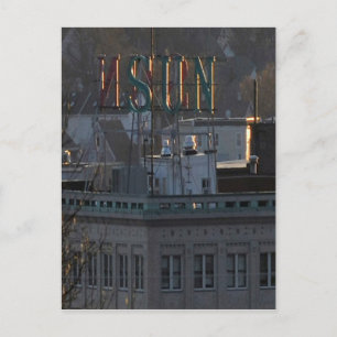 LOWELL SUN BUILDING POSTCARD