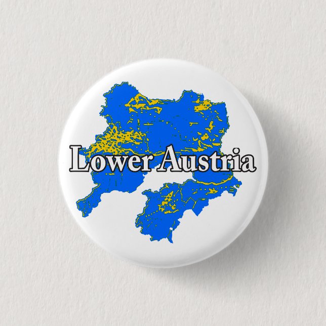Lower Austria 3 Cm Round Badge (Front)