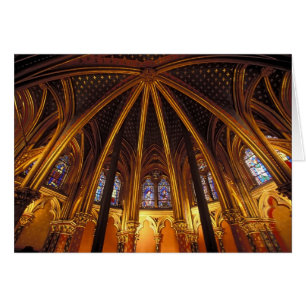 Lower chapel of La Sainte-Chapelle, Paris,