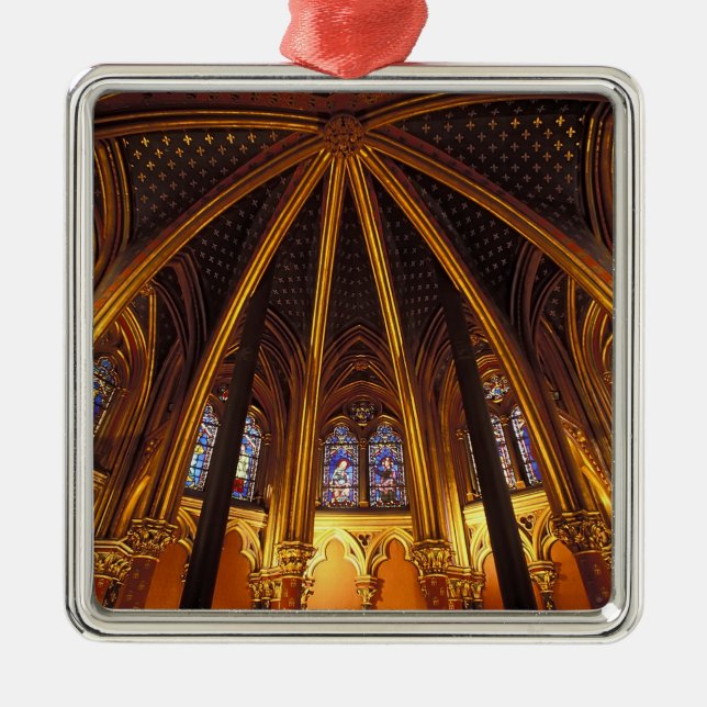 Lower chapel of La Sainte-Chapelle, Paris, Metal Tree Decoration (Front)