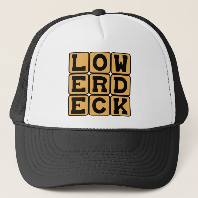 Lower Deck, Seating Chart Option Trucker Hat (Front)