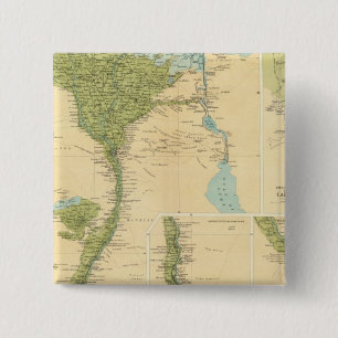 Lower Egypt 15 Cm Square Badge