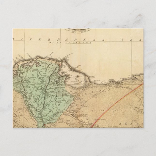 Lower Egypt, Palestine Postcard (Front)