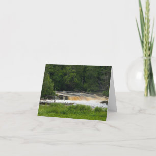 Lower Falls At Tahquamenon Card