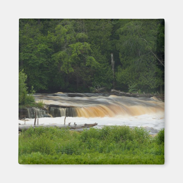 Lower Falls At Tahquamenon Magnet (Front)