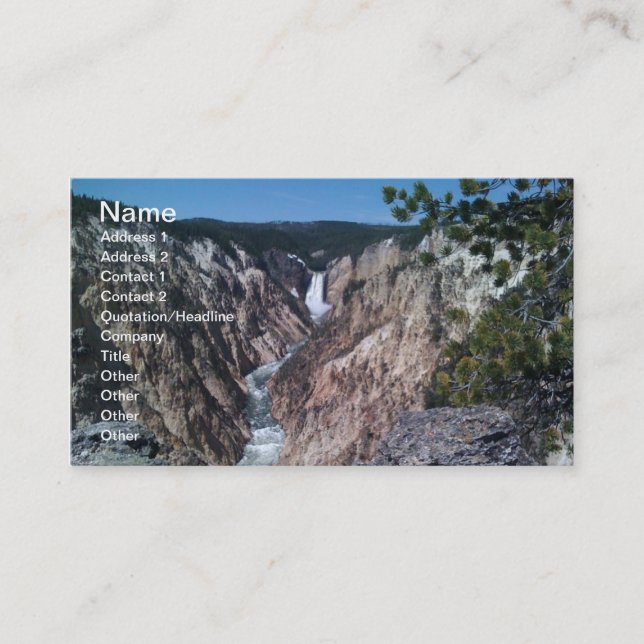 Lower Falls Business Card (Front)