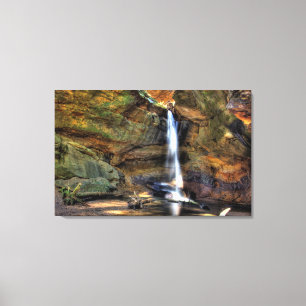 Lower Falls, Conkle's Hollow, Hocking Hills, Ohio Canvas Print
