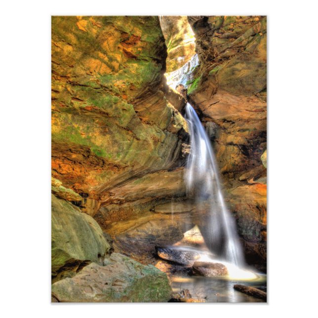 Lower Falls, Conkle's Hollow, Hocking Hills, Ohio Photo Print (Front)