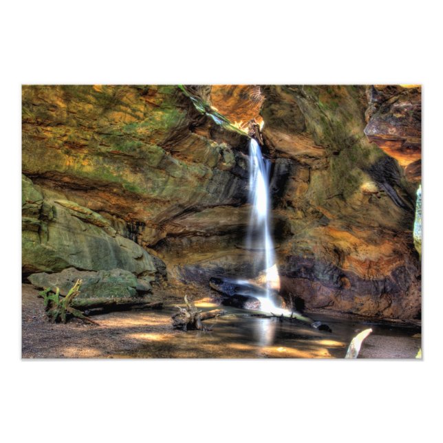 Lower Falls, Conkle's Hollow, Hocking Hills, Ohio Photo Print (Front)