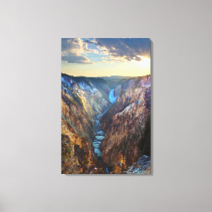 Lower Falls from Artist's Point Canvas Print