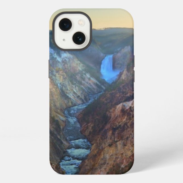Lower Falls from Artist's Point iPhone Case (Back)