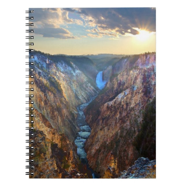 Lower Falls from Artist's Point Spiral Notebook (Front)