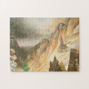 Lower Falls, Grand Canyon of the Yellowstone Jigsaw Puzzle