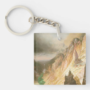 Lower Falls, Grand Canyon of the Yellowstone Key Ring
