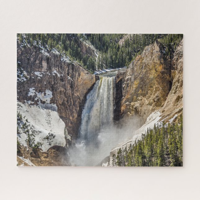 Lower Falls of the Yellowstone 	520 piece Jigsaw Puzzle (Horizontal)