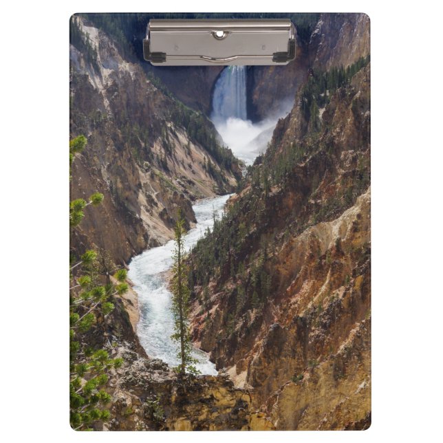 Lower Falls Yellowstone Clipboard (Front)