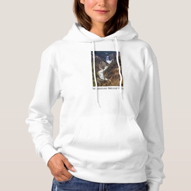 Lower Falls Yellowstone Hoodie (Front)
