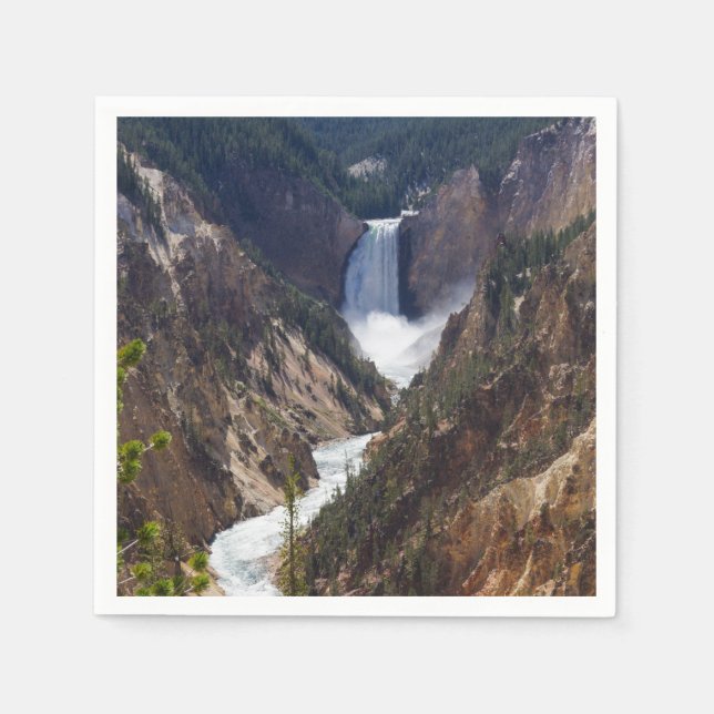 Lower Falls Yellowstone Napkin (Front)