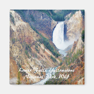 Lower Falls, Yellowstone Park, WY Magnet