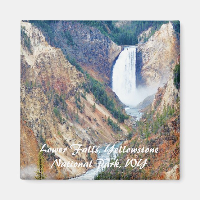 Lower Falls, Yellowstone Park, WY Magnet (Front)