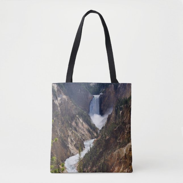 Lower Falls Yellowstone Tote Bag (Front)