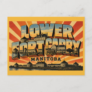 Lower Fort Garry National Historic Site Manitoba Postcard