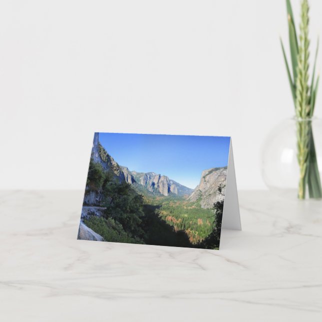 Lower Four Mile Trail - Yosemite Valley Card (Front)