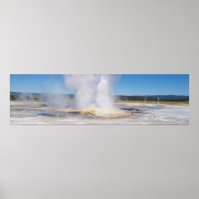 Lower Geyser Basin Poster (Front)