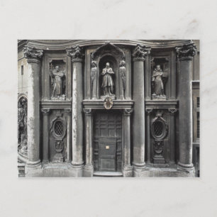 Lower half of the facade, 1637-41 postcard